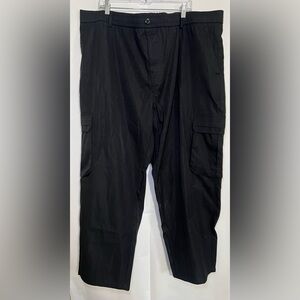 FlexRover Black Ultra Comfort Flex-Fit Cargo Pants 3XL NWOT!